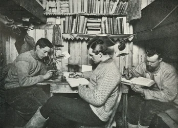 Debenham, Gran e Taylor nel loro cubicolo, 18 maggio 1911, 1913