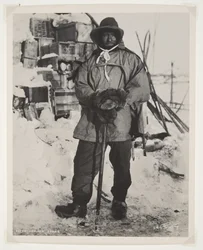 Sottufficiale Evans durante la spedizione Terra Nova (1910-13) al Polo Sud