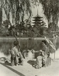 La Pagoda di Nara, 1910