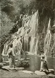 La cascata delle gemme cadenti a Yumoto, 1910