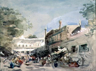 Scena di strada a Delhi