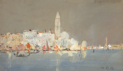 Capriccio veneziano con un campanile