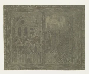 Vista dalla finestra della casa di Segers verso la Noorderkerk