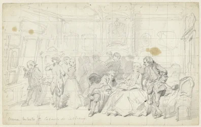Osservazione artistica in una vecchia casa olandese