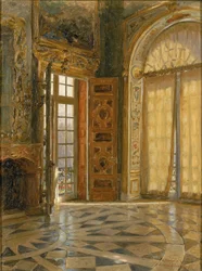 Angolo del vestibolo a Schleissheim, Palazzo del Principe Reggente Luitpold, 1880
