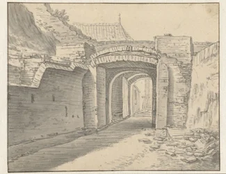 Passaggio sotto le mura della città di Utrecht