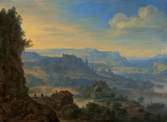 Paesaggio fluviale immaginario
