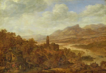 Paesaggio con il Reno