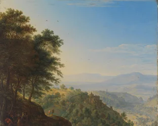 Paesaggio del Reno vicino a Boppard