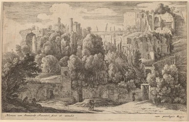 Rovine antiche di un anfiteatro