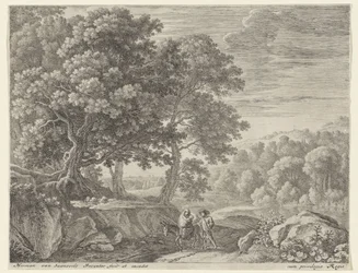 Sacra Famiglia con asino e cherubini