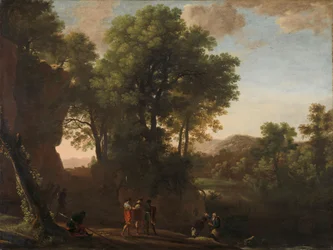 Paesaggio con il battesimo dell