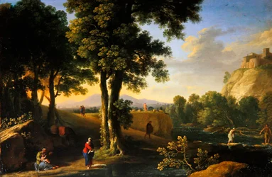 La Sacra Famiglia in un Paesaggio, c.1640