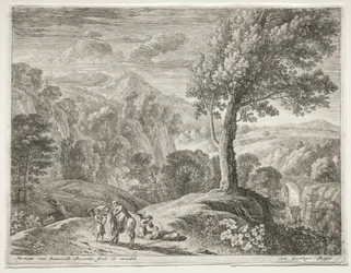 Il grande albero e la cascata