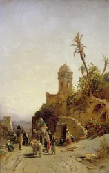 La carovana in partenza, Bethanin, c.1880