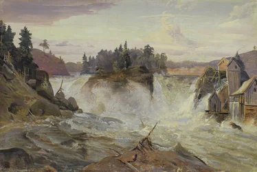Cascata in montagna, 1836