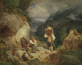 Riposo sulla montagna, 1848