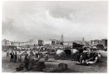 Al Molo Levee a New Orleans, c.1840
