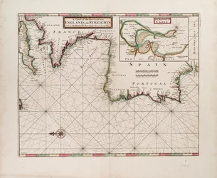 Carta della costa marittima dall