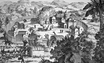 Villaggio del popolo Susquehanna, fiume Susquehanna (dettaglio dell