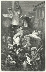 Augusto che pronuncia l