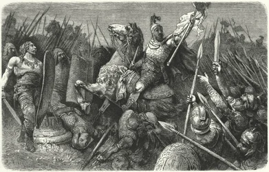 Belisario che attacca gli Ostrogoti a Roma, 536