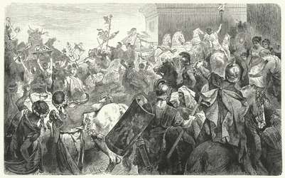 Trionfo di Scipione Emiliano dopo la distruzione di Cartagine nella Terza Guerra Punica, 146 a.C.