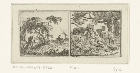 Paesaggio e pastore