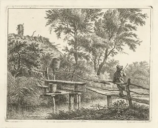 Uomo su un ponte