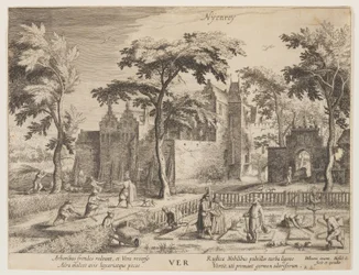 Nyenroy - Primavera, da Le stagioni, veduta dei castelli nei dintorni di Amsterdam