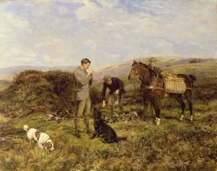 Caccia alla pernice, 1901