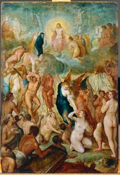 Il Giudizio Universale (dipinto su legno di quercia)