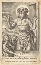 Il sangue del Redentore venerato da due angeli, prima del 1619