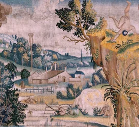 Serie Quattro arazzi dopo Hieronymus Bosch. Sant