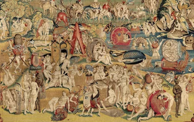 Il giardino delle delizie terrene, ca. 1560 (arazzo)