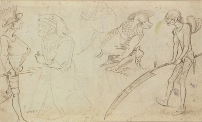 Studi di figure grottesche