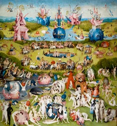 Il giardino delle delizie, pannello centrale, c. 1500
