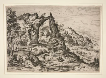 Giuda e Tamar, da Paesaggi con scene bibliche e mitologiche
