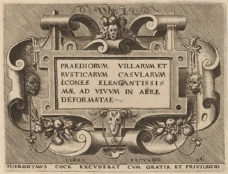 Pagina del titolo per "Praediorum Villarum"