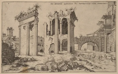 Vista del Foro di Nerva