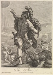 Giosuè che comanda al sole di fermarsi