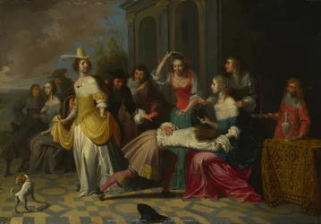 Signore e signori che giocano a La Main Chaude