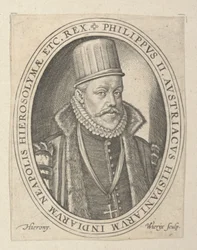 Filippo II di Spagna, fine XVI-inizio XVII secolo