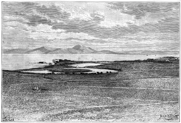 Vecchi porti di Cartagine, Tunisia, c1890