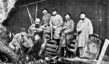 Una battuta di caccia reale a Windsor, 1870 1910
