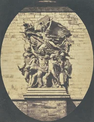 [Dettaglio di "Le Départ de 1792 (o La Marseillaise)" di François Rude, Arco di Trionfo].