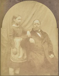 [Ritratto di uomo e ragazza]