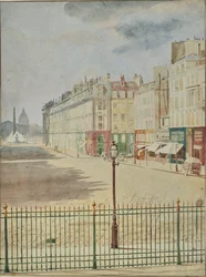 [Rue Royale di fronte a Place de la Concorde].