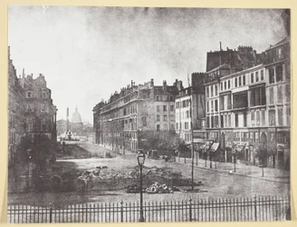 Rue Royale e resti delle barricate del 1848