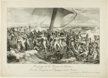 Naufragio della Fregata Medusa. Rivolta di Alcuni dell
